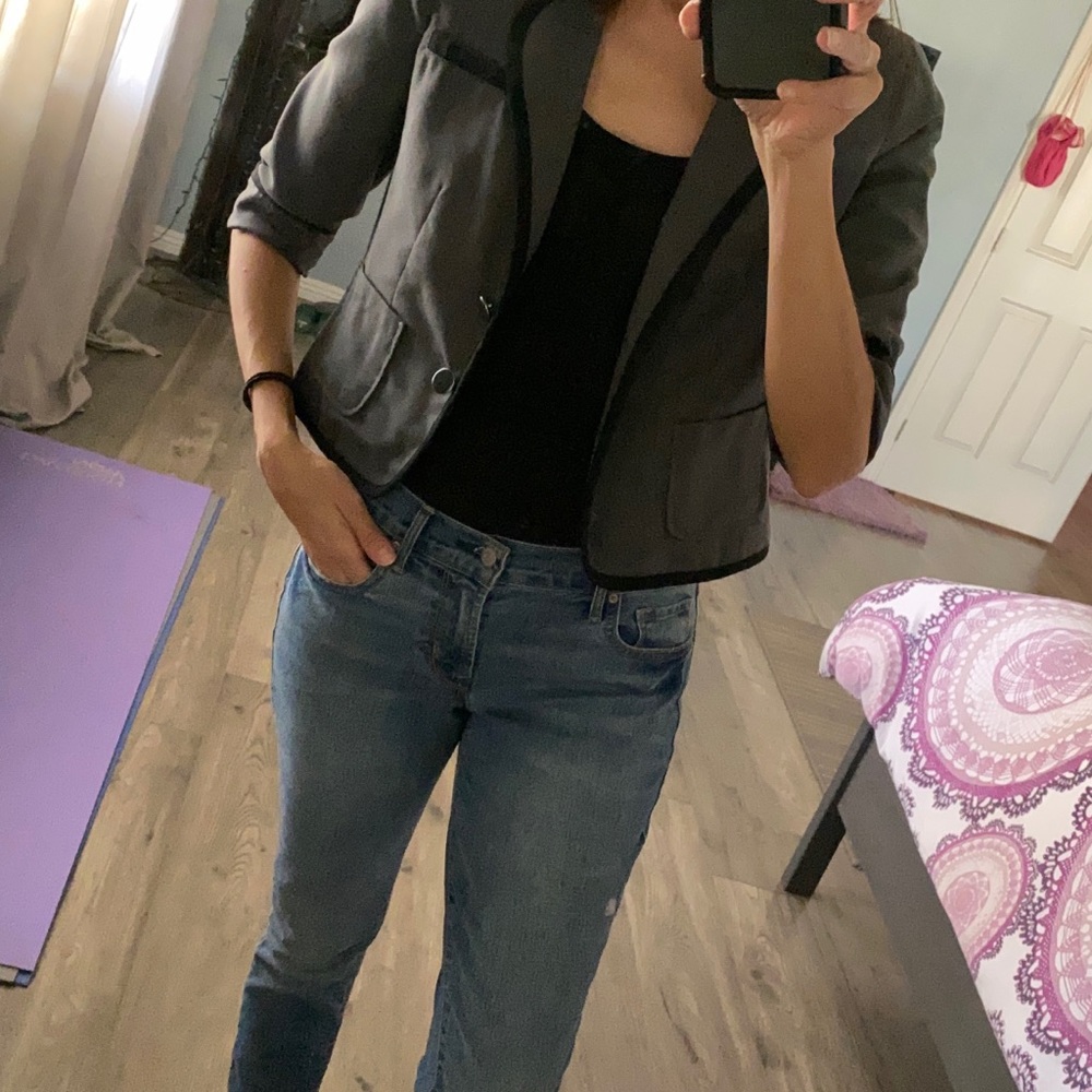 Cropped blazer - Picture 7 of 7